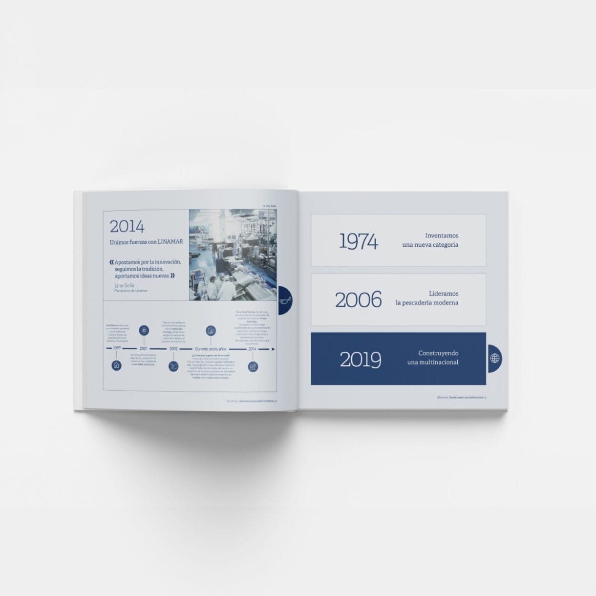 Diseño Editorial Blue Book Angulas Aguinaga 01